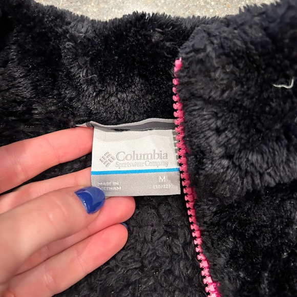 Columbia Girls Fleece Zip Up Jacket - Picture 2 of 5